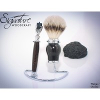 Viscount Deluxe Shaving Set (Razor, Brush & Stand)