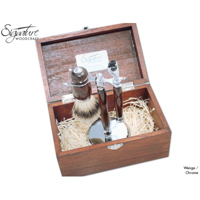 Squire Shaving Set (Shaving Brush, Razor Handle and Shaving Stand)