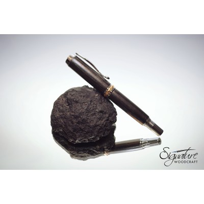 #220 - Trenton Rollerball Pen in Irish Bog Oak