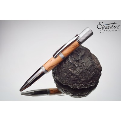 #231 - Pulsor Ballpoint Pen in Bethlehem Olivewood #231 - Pulsor Ballpoint Pen in Bethlehem Olivewood